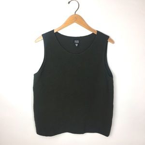 Eileen Fisher Olive green merino wool tank top